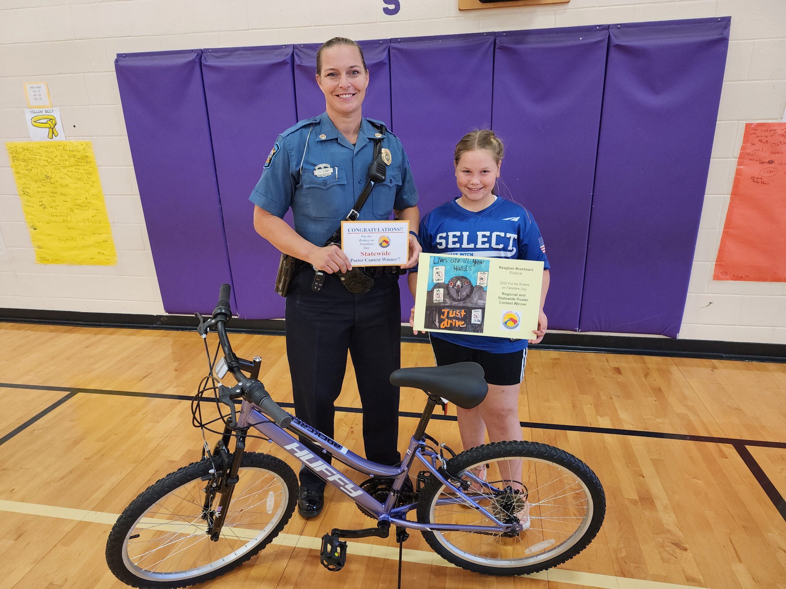 Eudora 10yearold wins statewide contest about traffic safety News